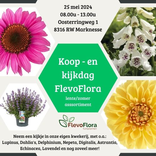 Koop-en kijkdag Flevo Flora 25 mei!